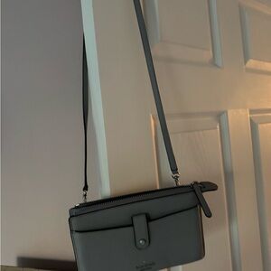 Kate Spade Sleek Gray Crossbody Bag
